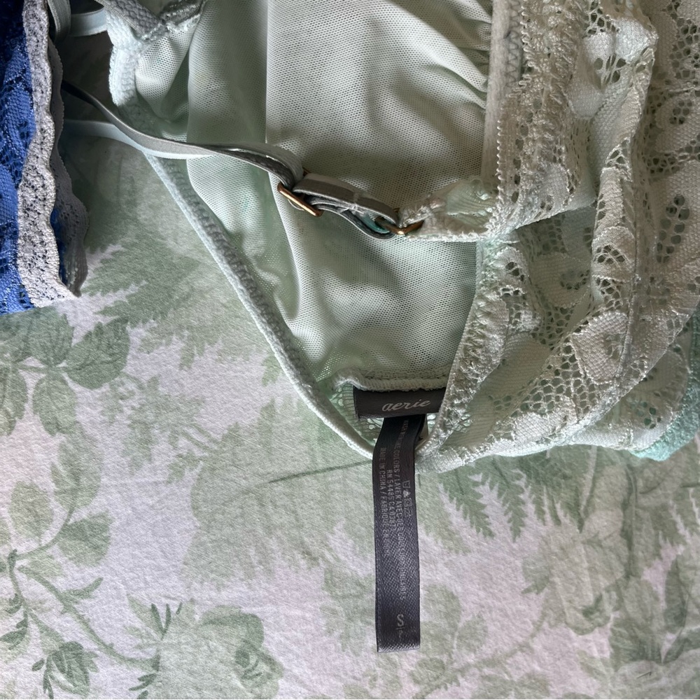 AERIE lace long line bralettes, two toned set - Picture 7 of 7